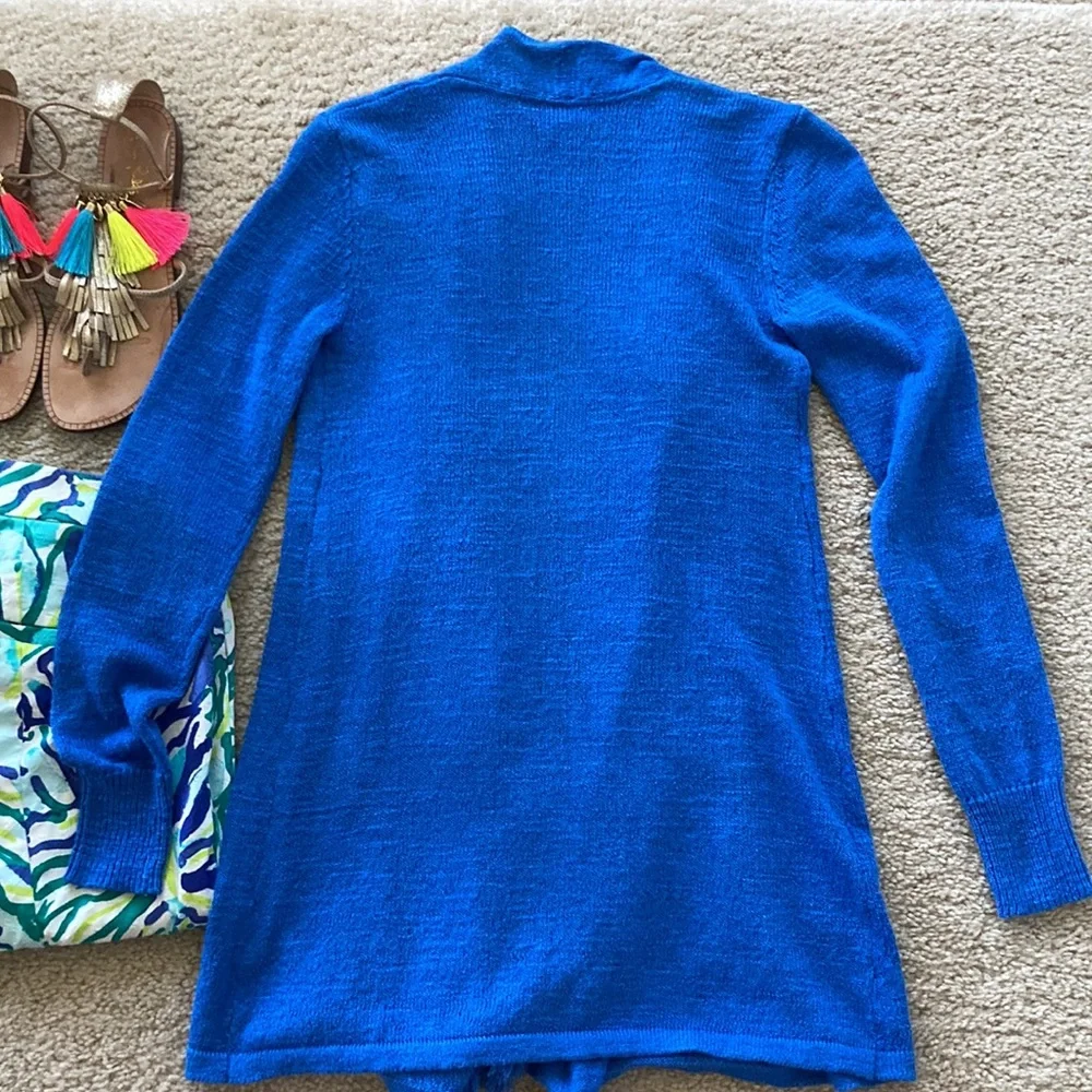 Lilly Pulitzer Lucita Cardigan Lapis Blue - Picture 6 of 6